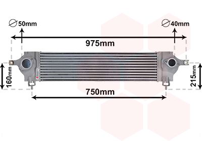 VAN WEZEL Kompressoriõhu radiaator 13004333